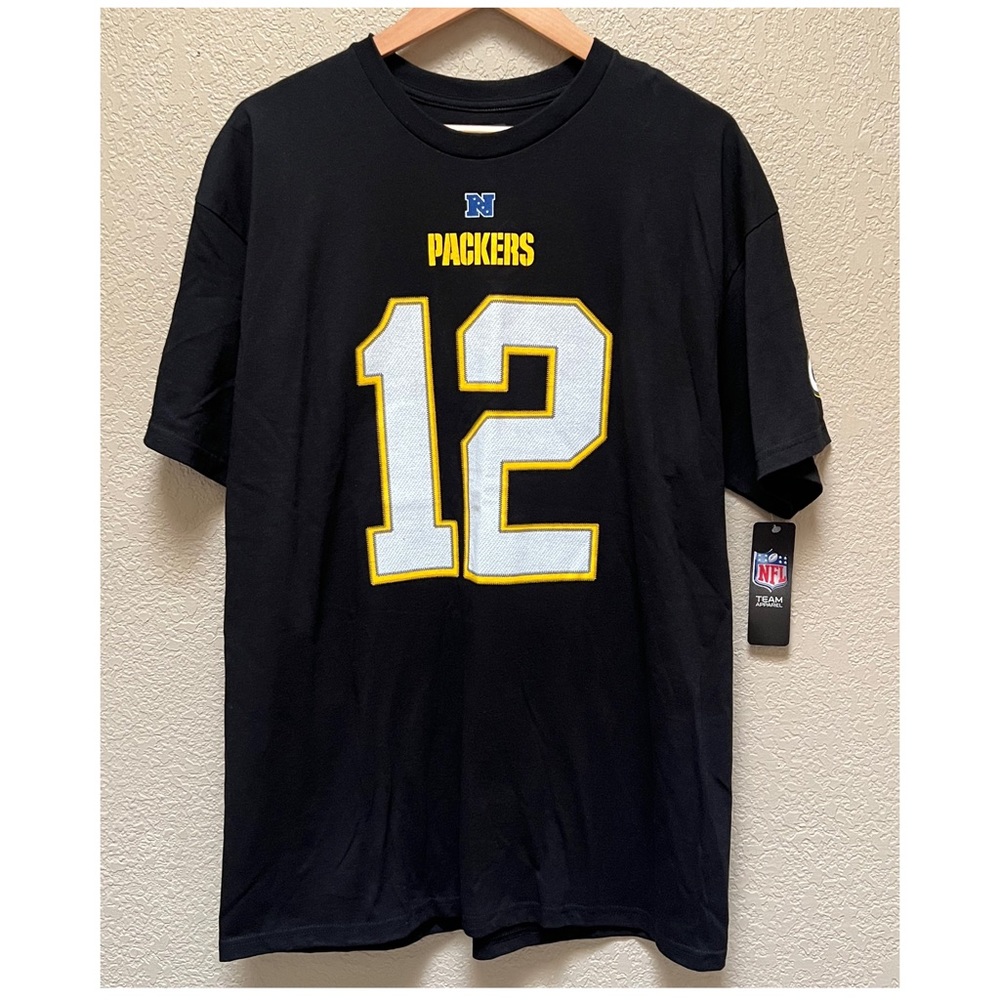 Green Bay Packers NFL Rodgers #12 T-Shirt Men’s Size XL- NWT